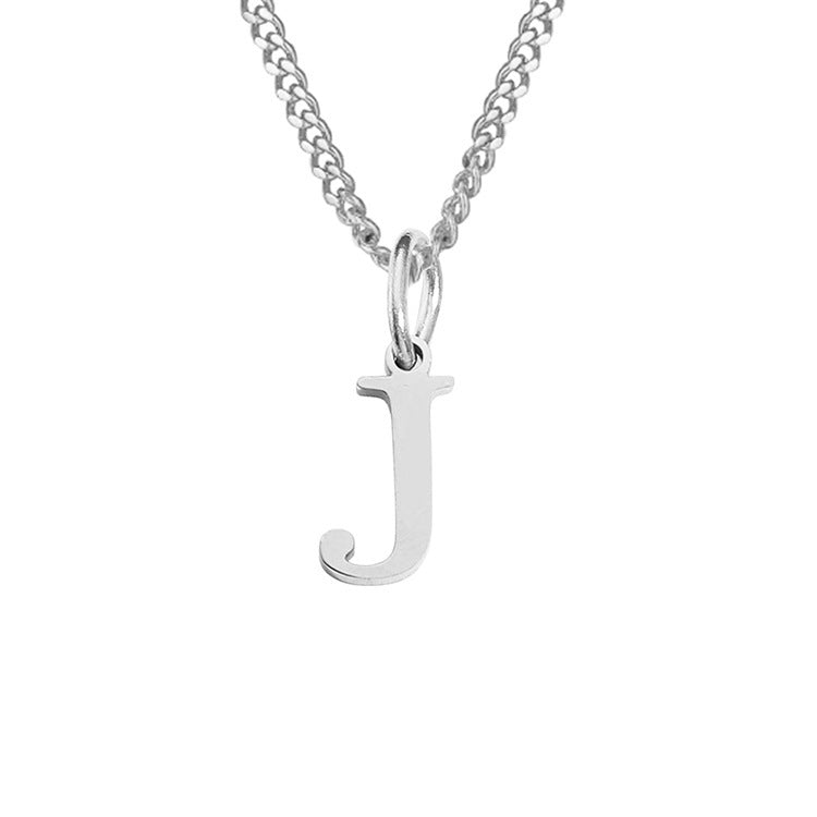 14K Stainless Steel Necklace with 26 Letters